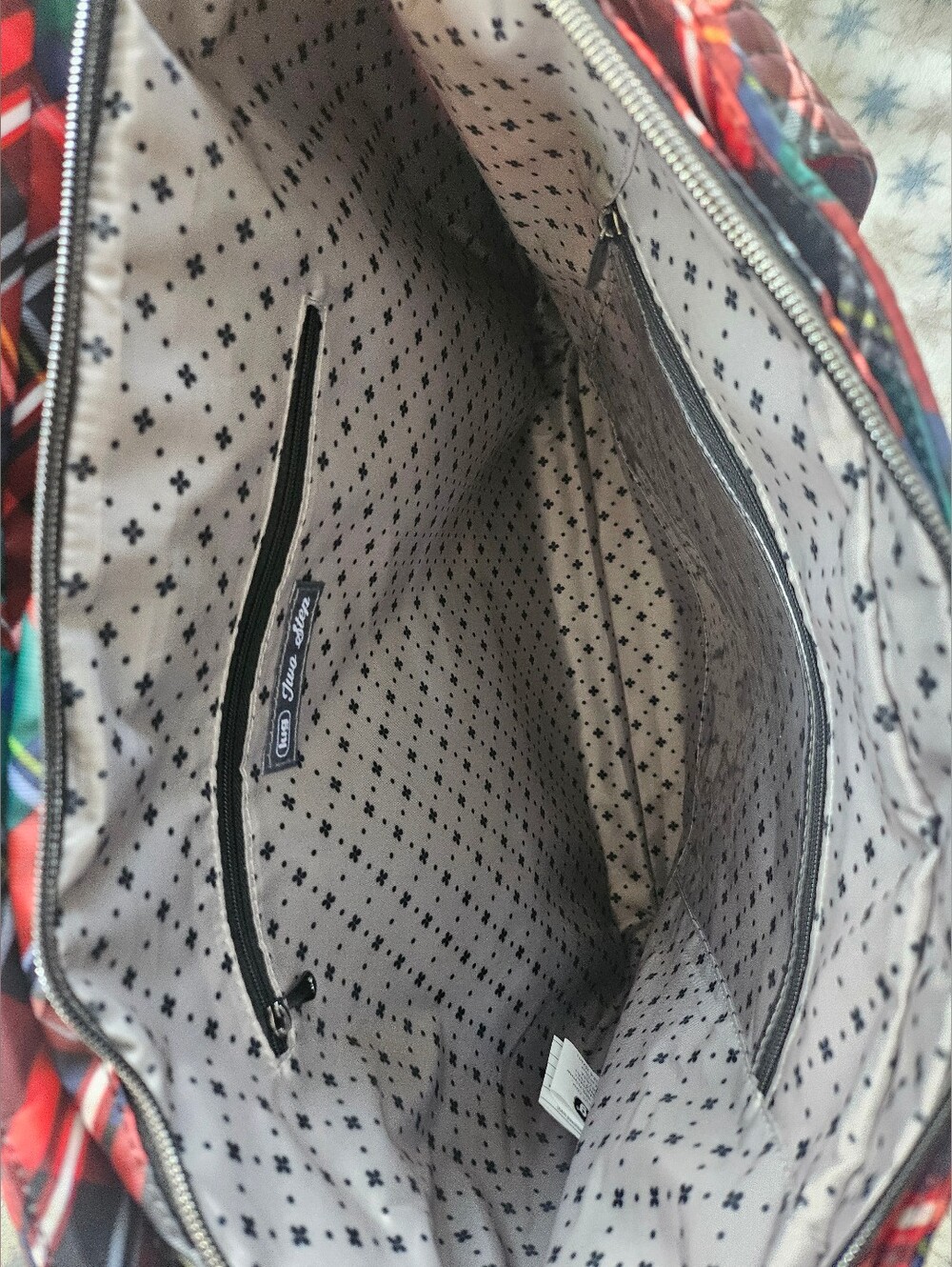 NWOT Lug Two Step Tote In Tartan Plaid, Popular Sold-out Print! - Picture 5 of 8